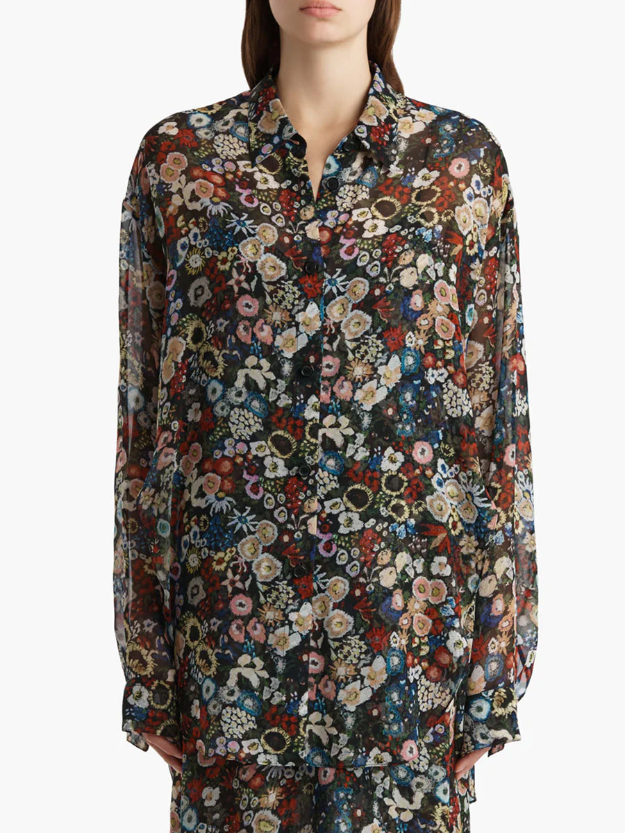 Khaite Goya Top in Black Multi