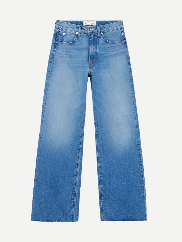 Jeans Straight Designer By SLVRLAKE In Cream Denim, Size:12 main image 1