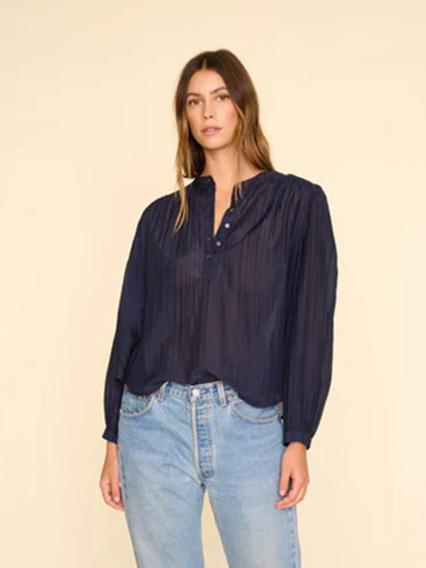 Xirena Hattie Top in Navy