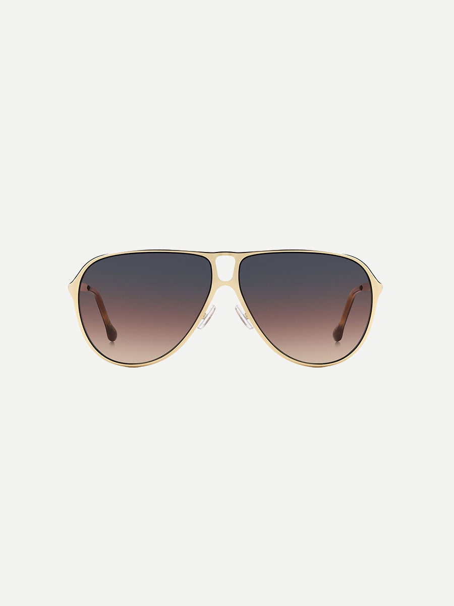 Isabel Marant Haylo Aviator in Gold Mauve