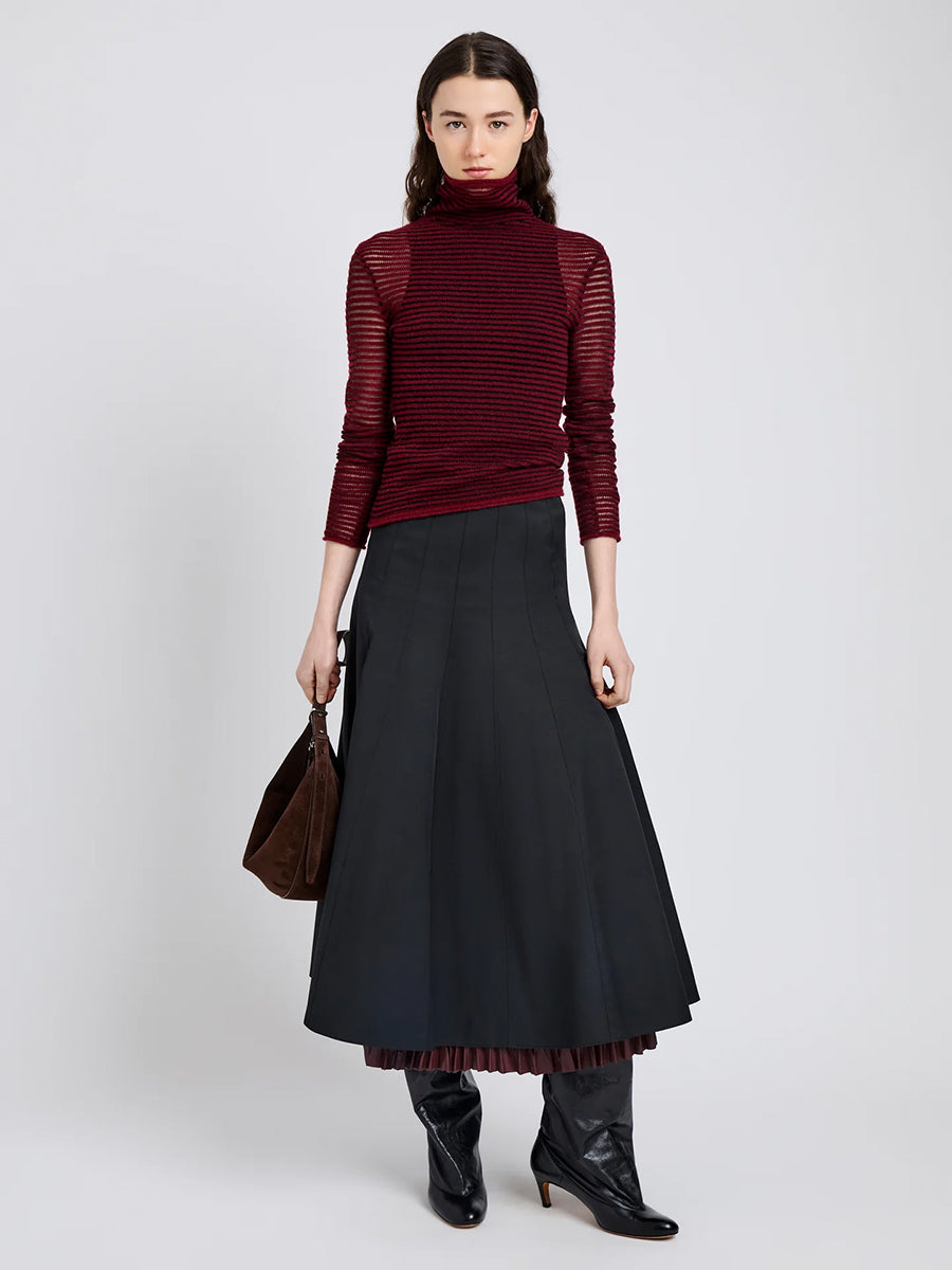 Proenza Schouler White Label Heidi Skirt in Black