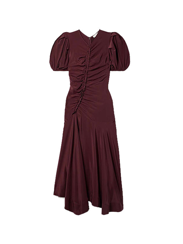 Ulla Johnson | Heleen Dress in Mahogany