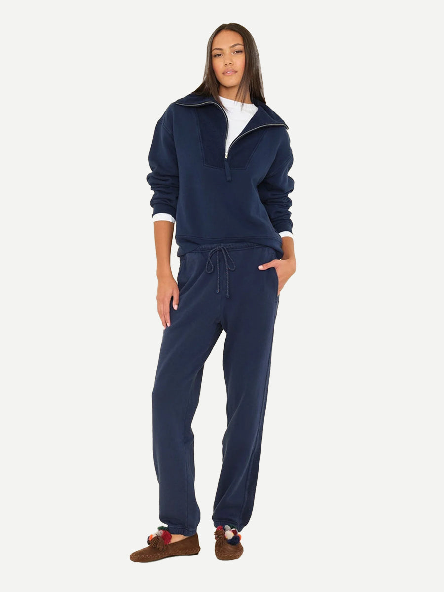 Xirena Hemming Sweatpant in Navy
