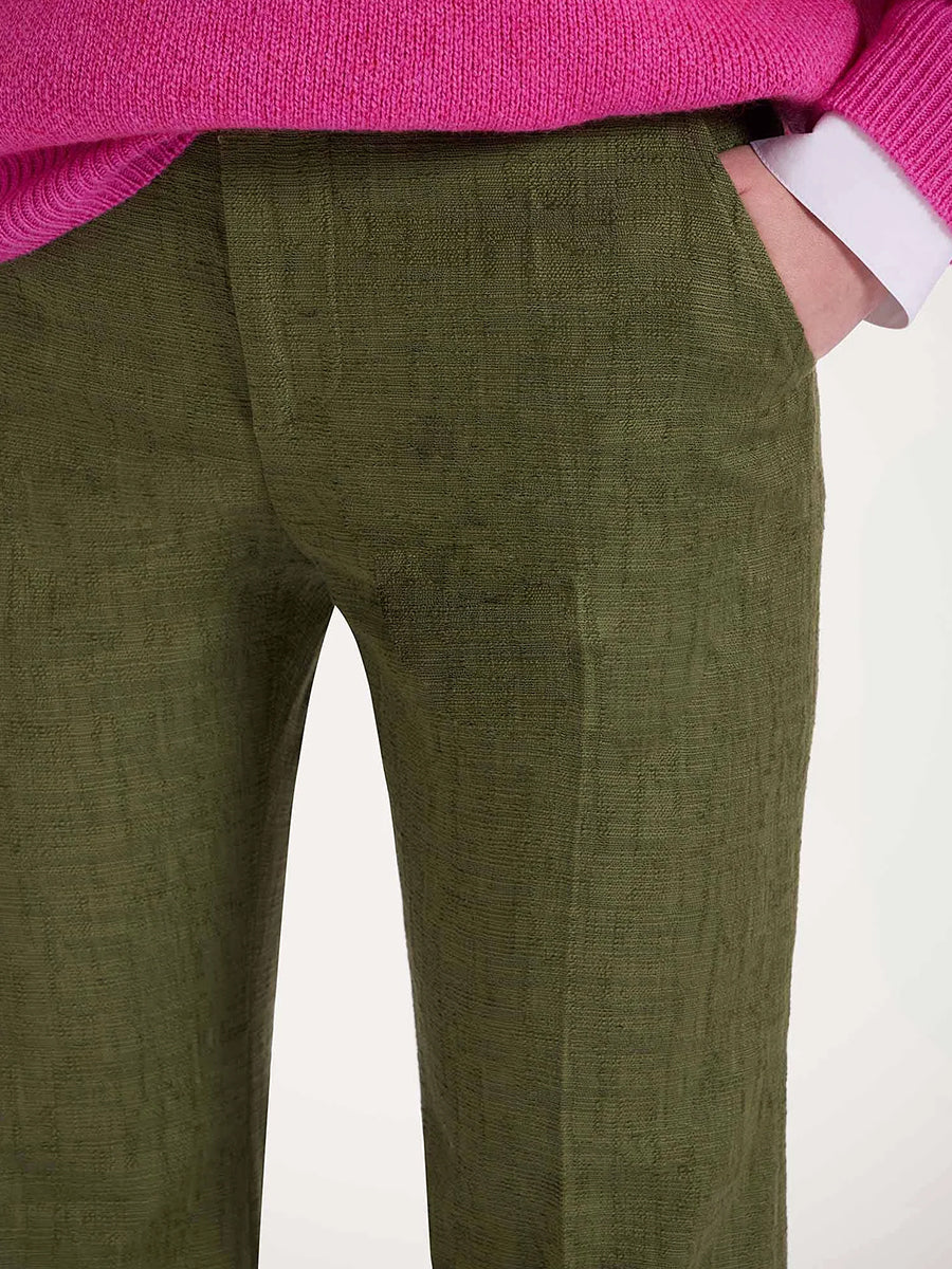 Hendrix Pants in Camouflage Green