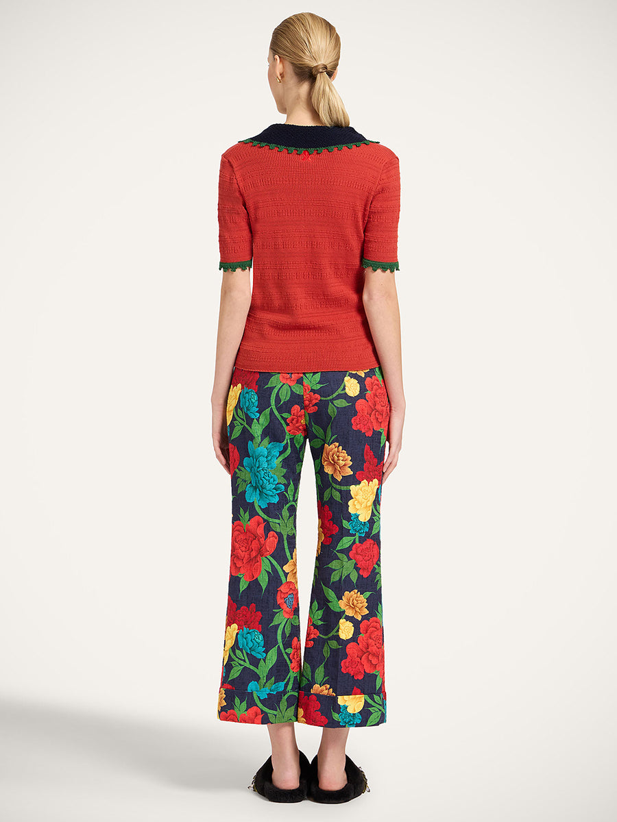 La DoubleJ Hendrix Pants in Queen Peony Blue