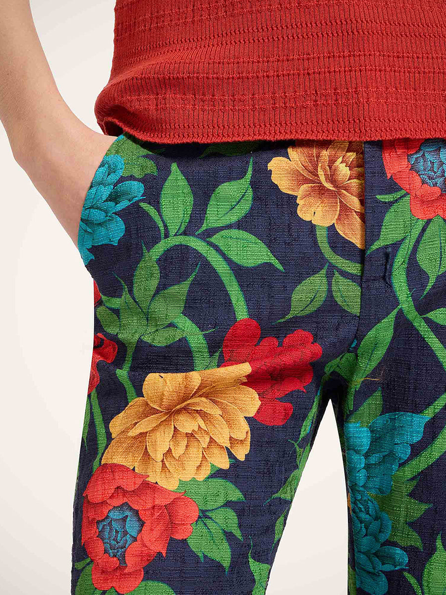 La DoubleJ Hendrix Pants in Queen Peony Blue