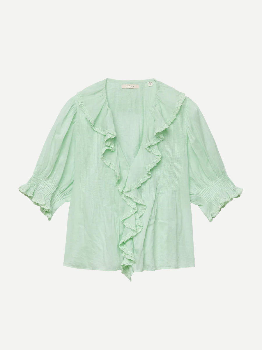 Doen Henri Top in Seafoam
