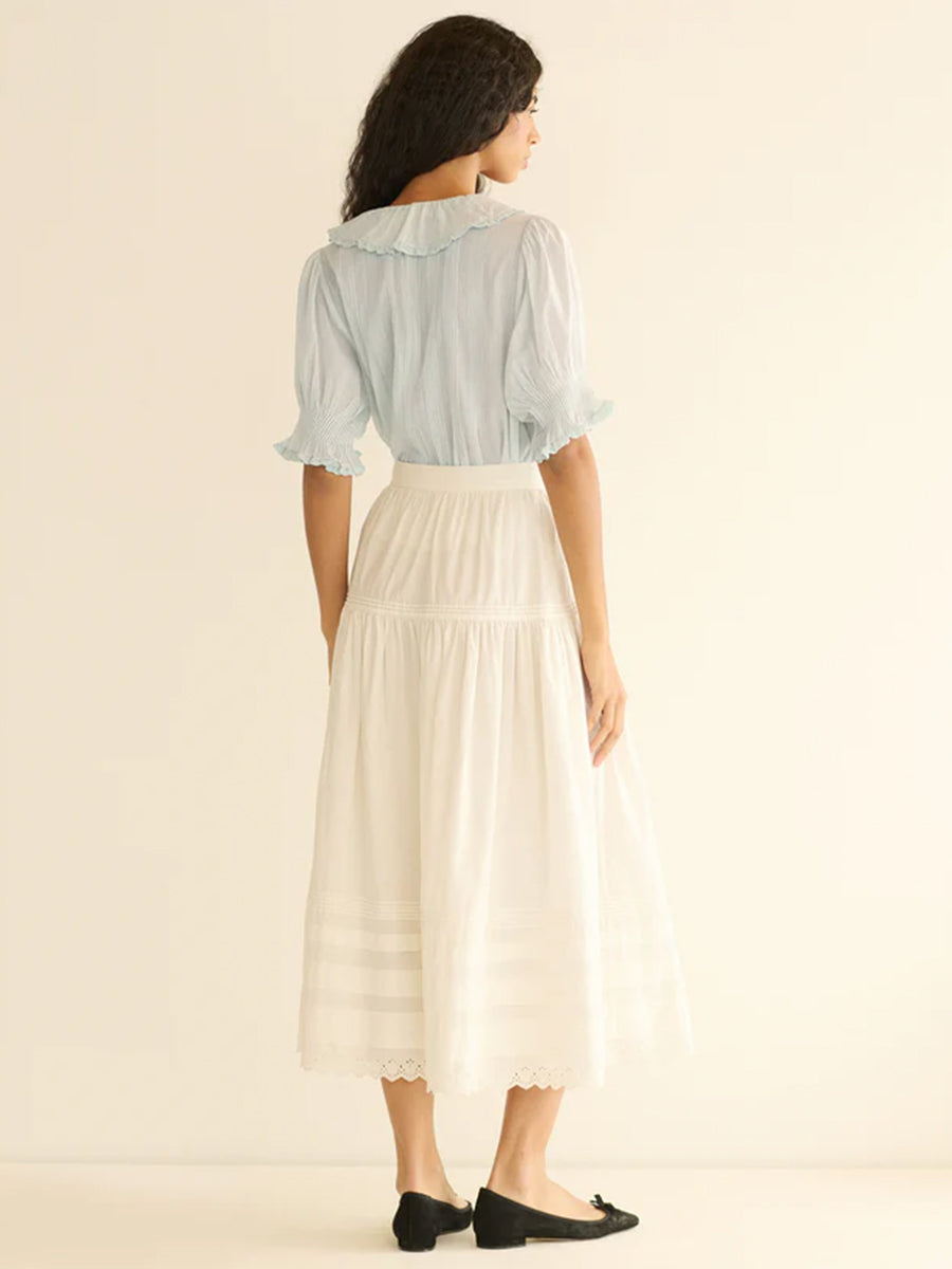 Henri Top in Alice Blue