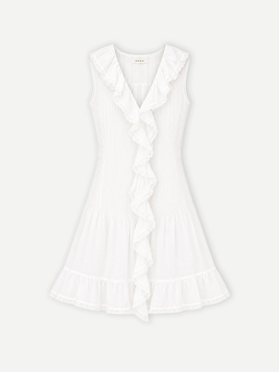 Henrietta Dress in Salt