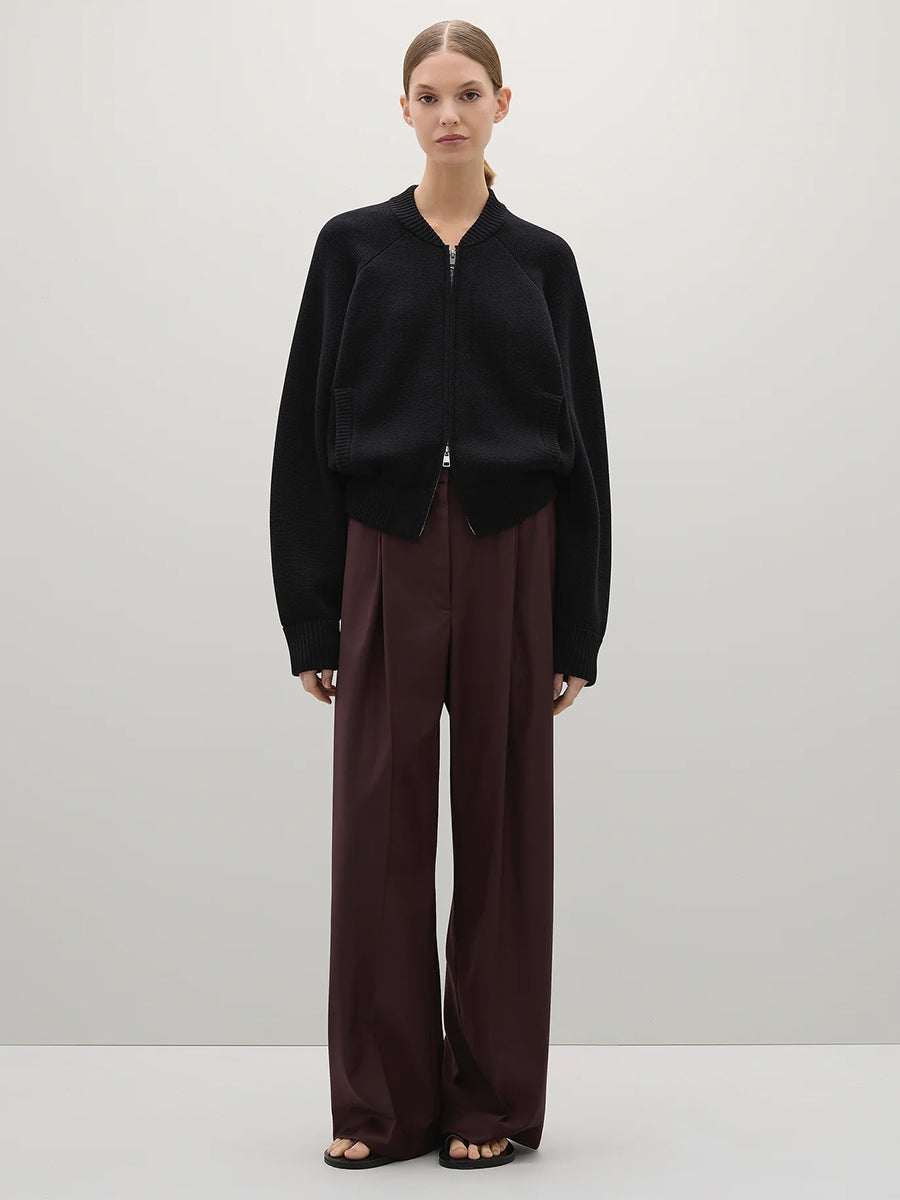 A.Emery Herman Knit Bomber in Black