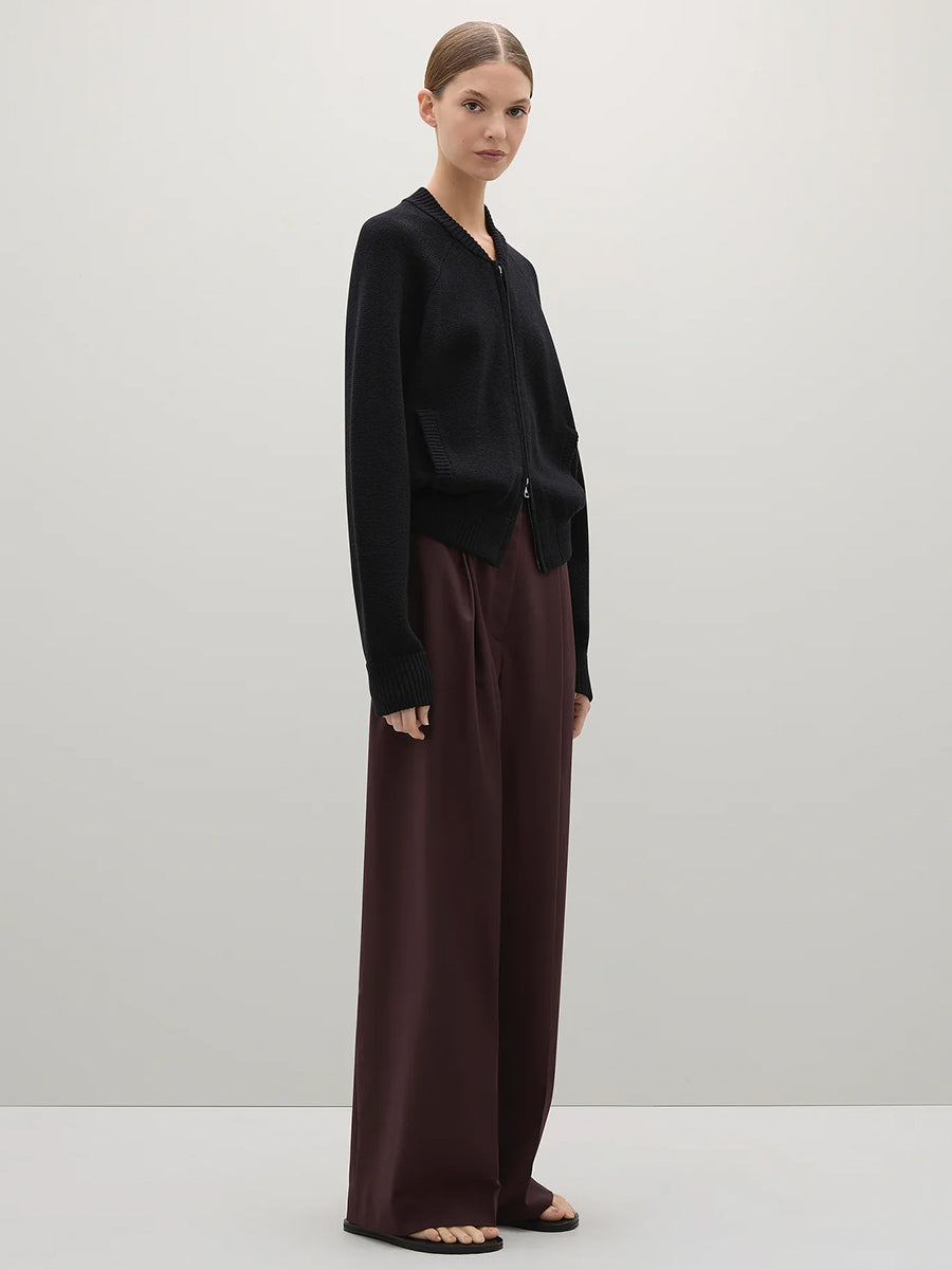 A.Emery Herman Knit Bomber in Black