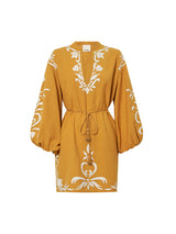 Hesiode Dress in Golden Yellow