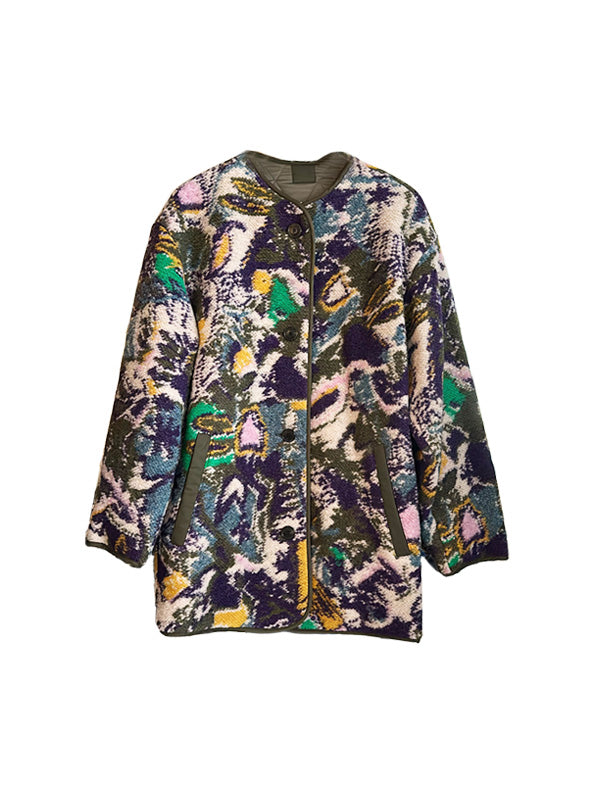 Isabel Marant Himemma Coat in Violet 