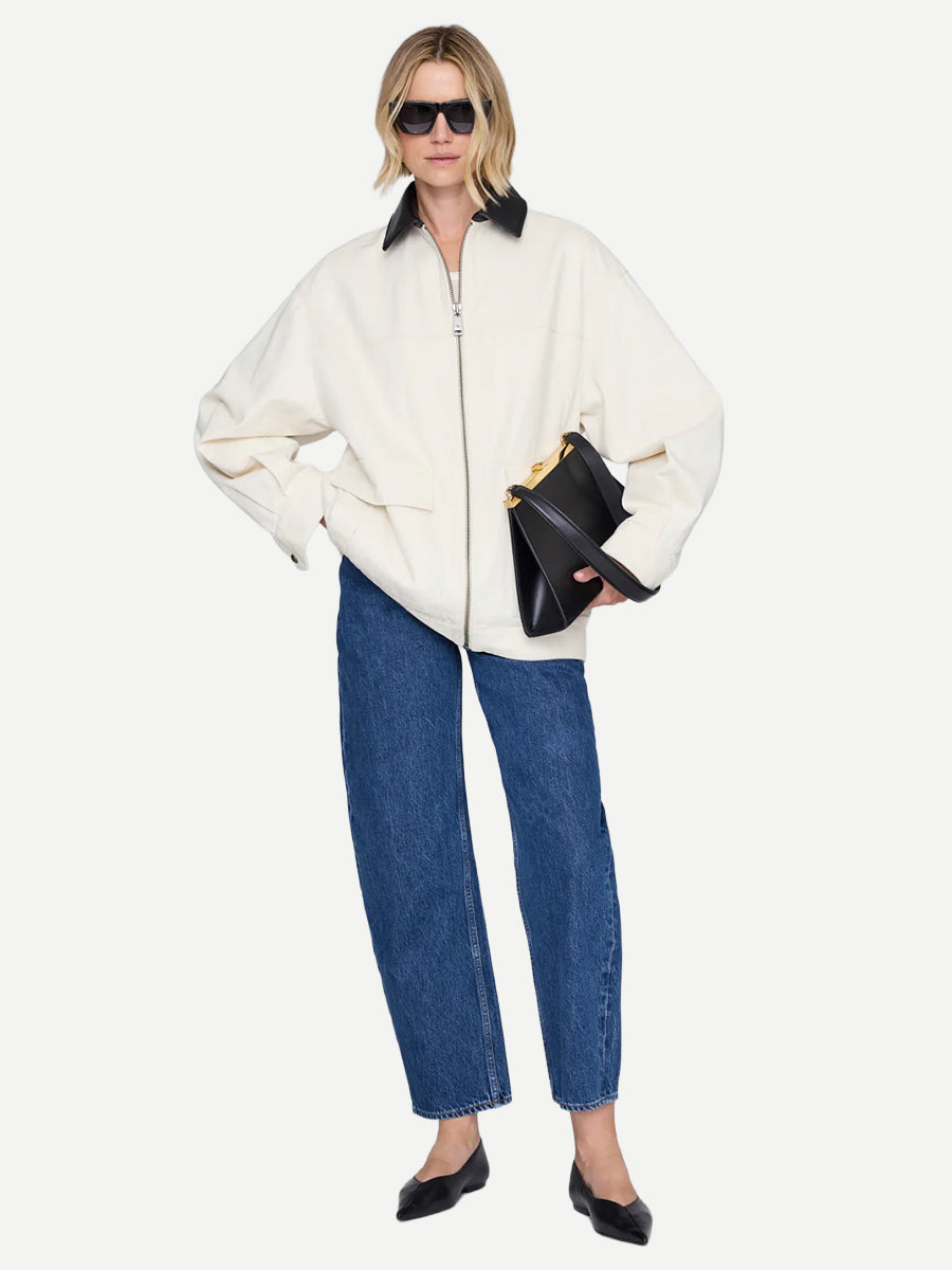 Anine Bing Holden Jacket in Cream
