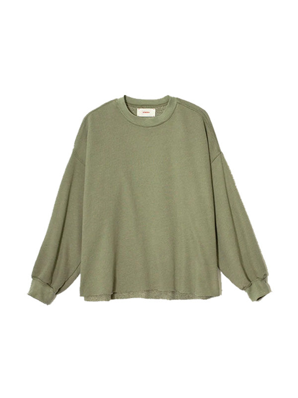 Xirena Honor Sweatshirt in Green Agate