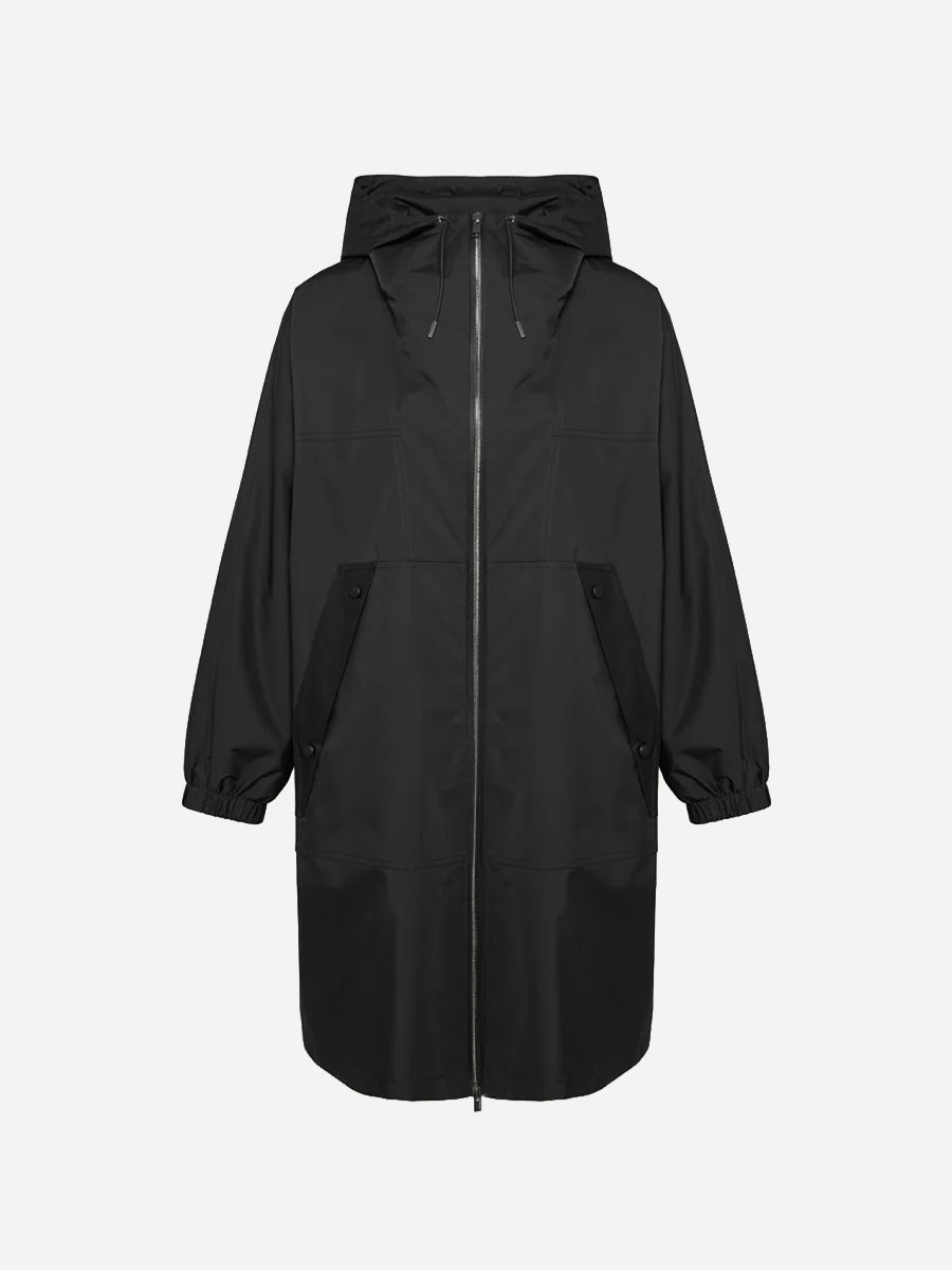 Yves Salomon Parka 90cm in Black