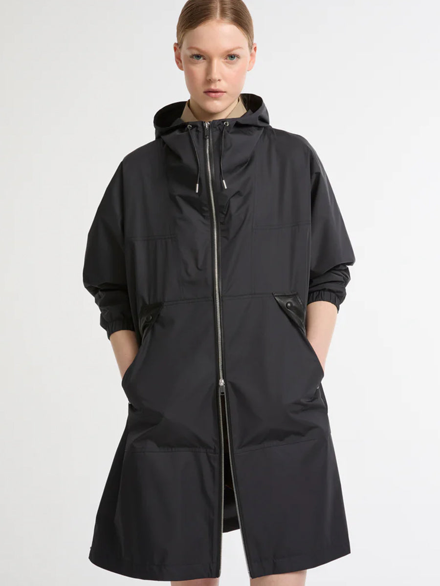 Yves Salomon Parka 90cm in Black