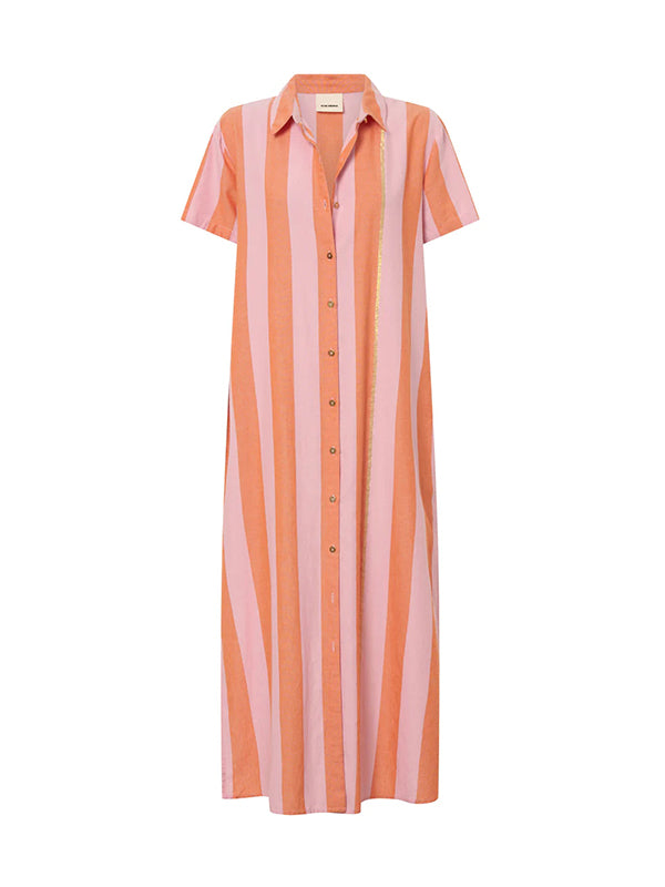 Hypnos Shirt Dress in Xora Stripe