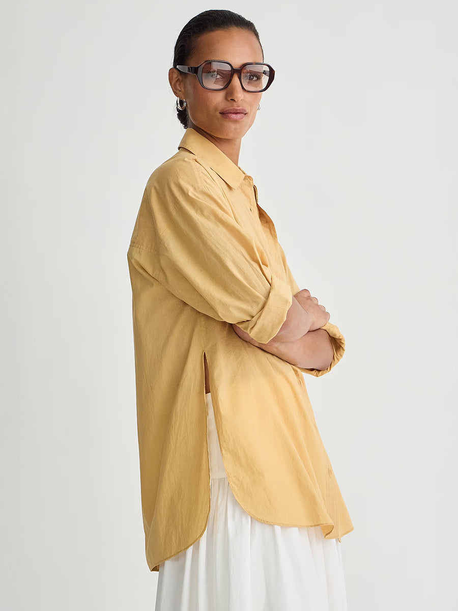 Apiece Apart Isolde Button Down in Sun Butter