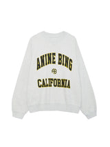 Anine Bing Jaci Sweatshirt California in Heather Grey
