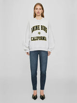 Anine Bing Jaci Sweatshirt California in Heather Grey