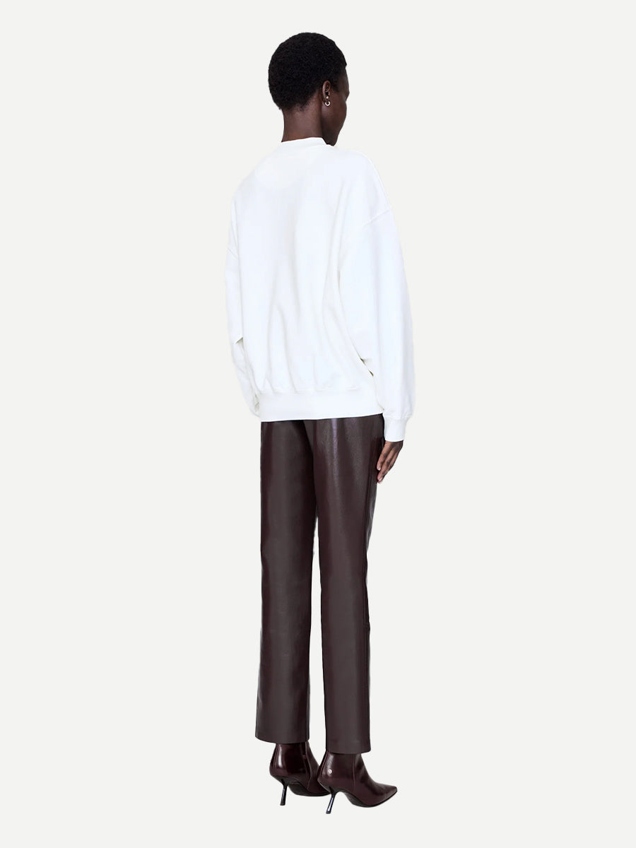 Anine Bing Jaci Sweatshirt Los Angeles in Ivory