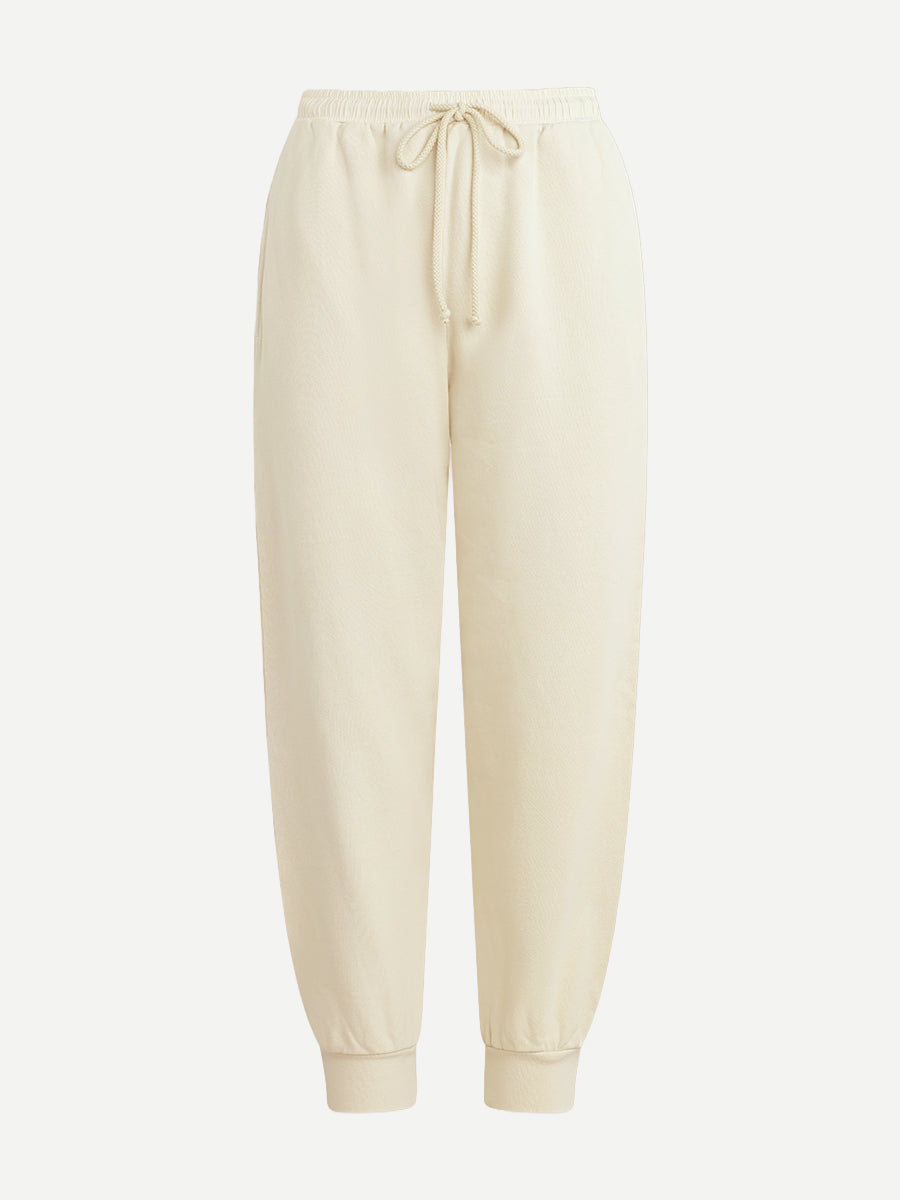 LESET's Jamie Jogger Pant in Chalk