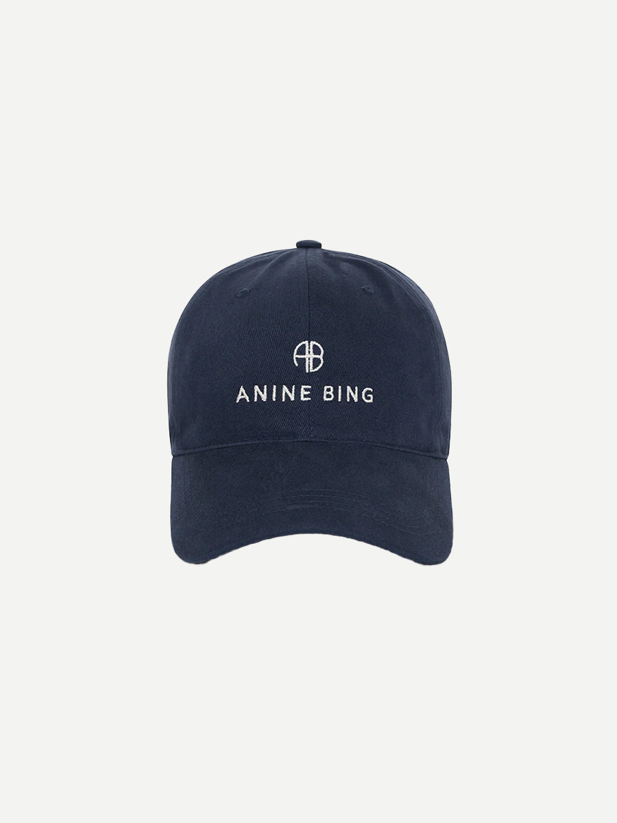 Anine Bing Jeremy Baseball Cap in Washed Navy