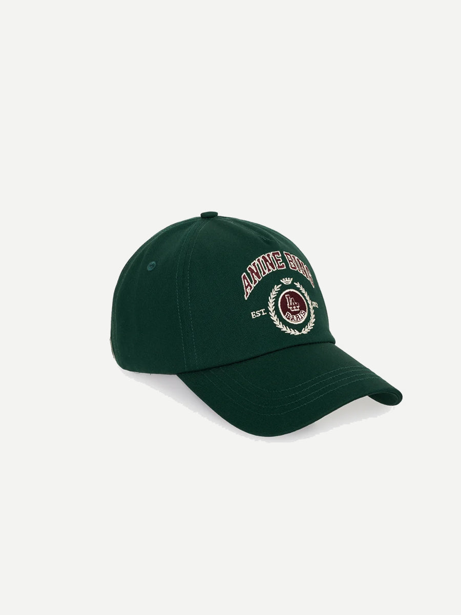 Jeremy Baseball Collegiate Cap in Deep Emerald