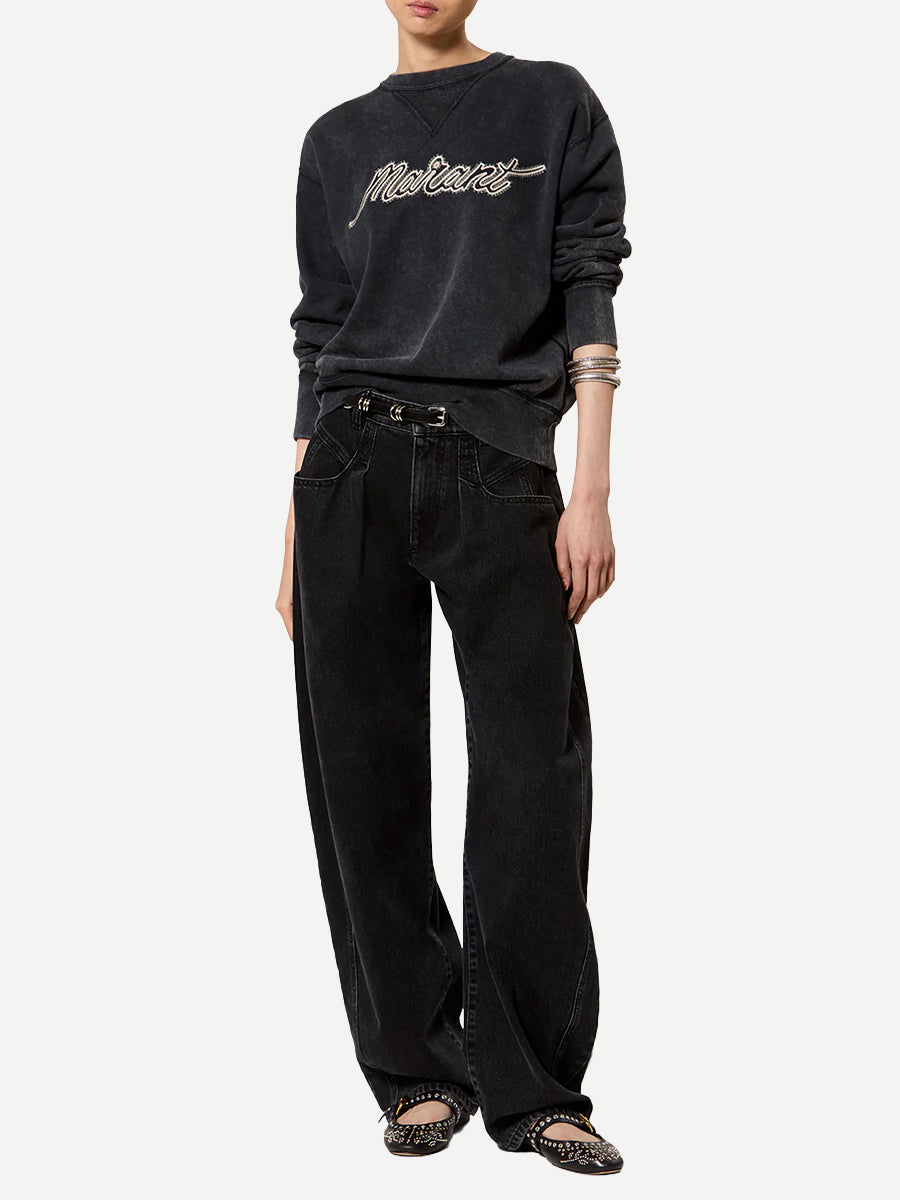 Rise Sweatshirt in Faded Black