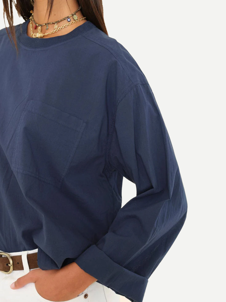 Xirena Jordana Top in Navy