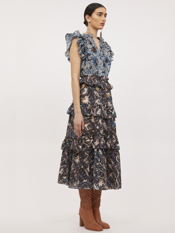 Ulla Johnson Josette Skirt in Jet