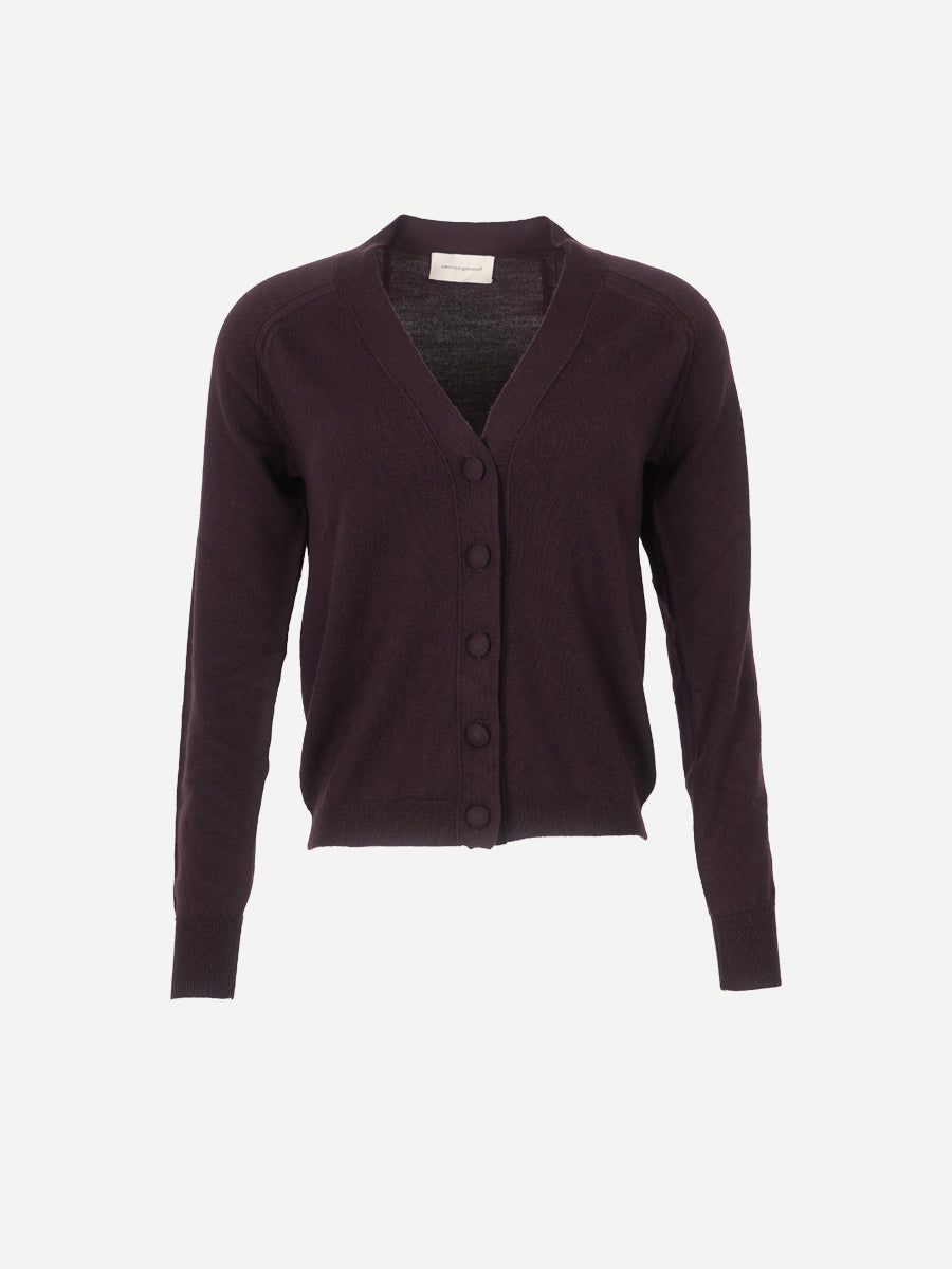 Julien Cardigan in Rouge Noir 18