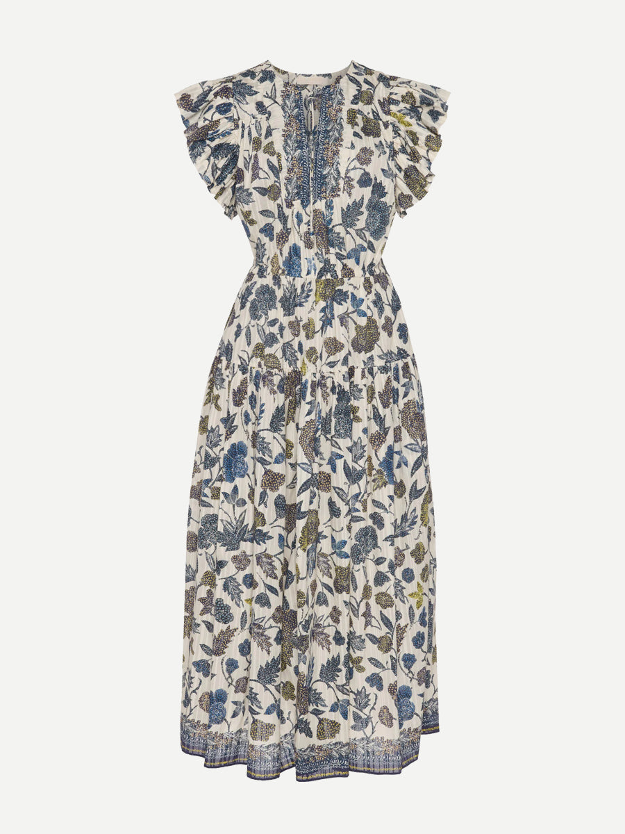 Kairi Dress in Porcelain