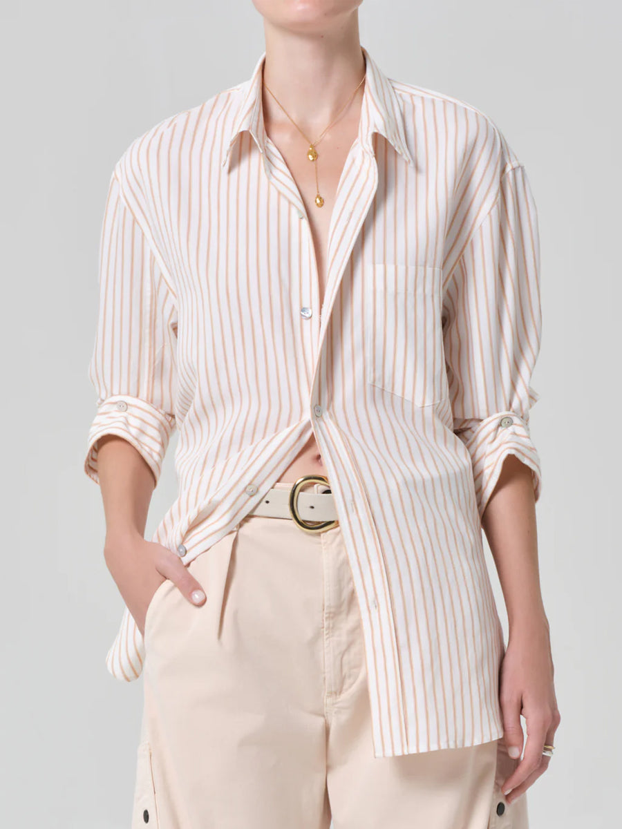 Kayla Shirt in Sherbet Stripe