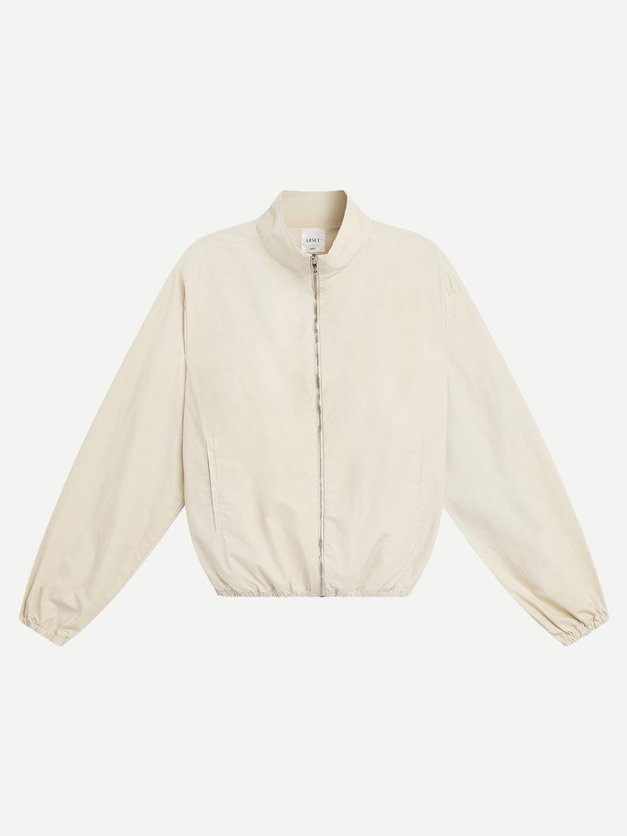LESET Kyoto Windbreaker in Chalk