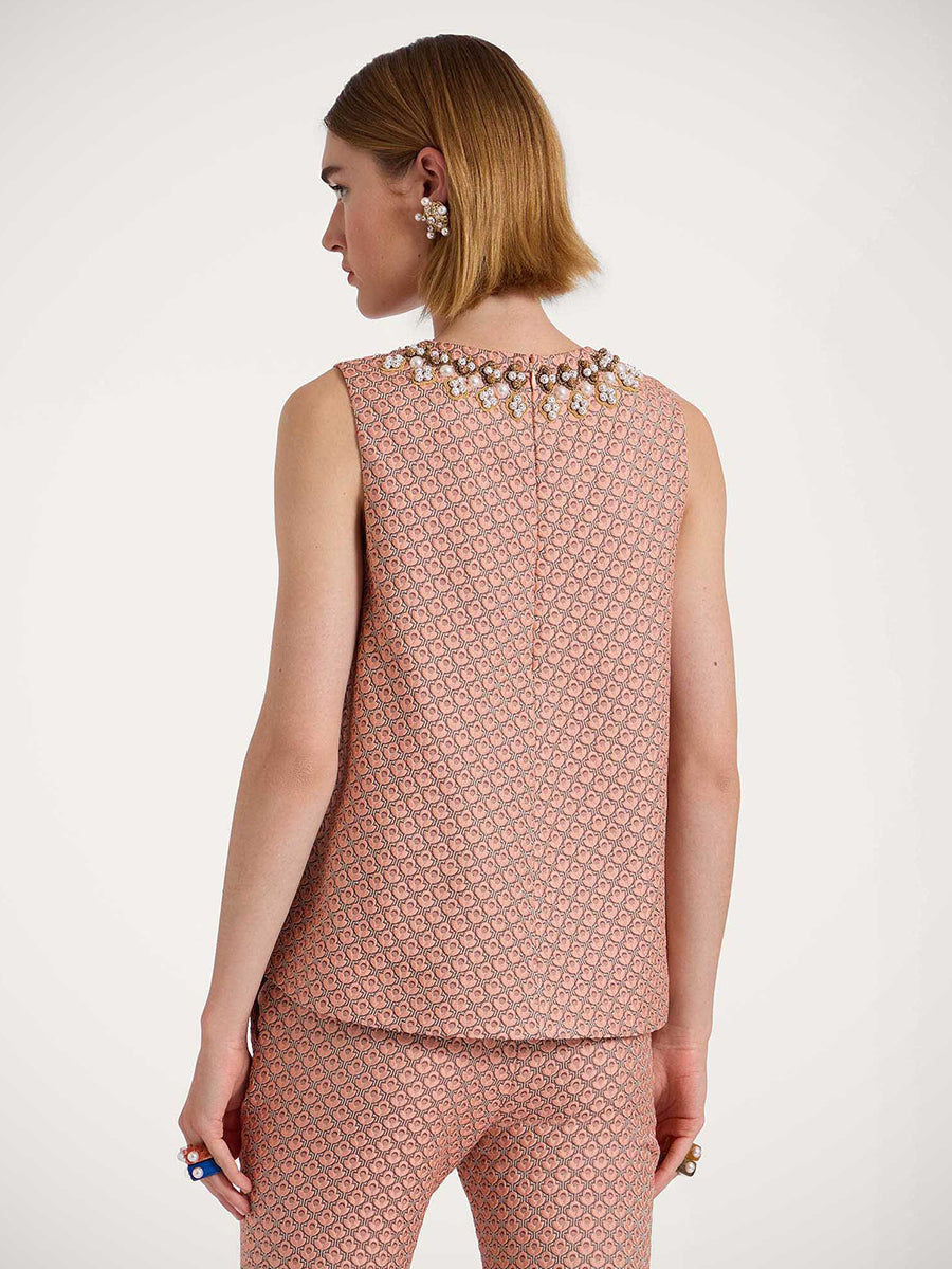 La DoubleJ La Scala Top in Pale Pink