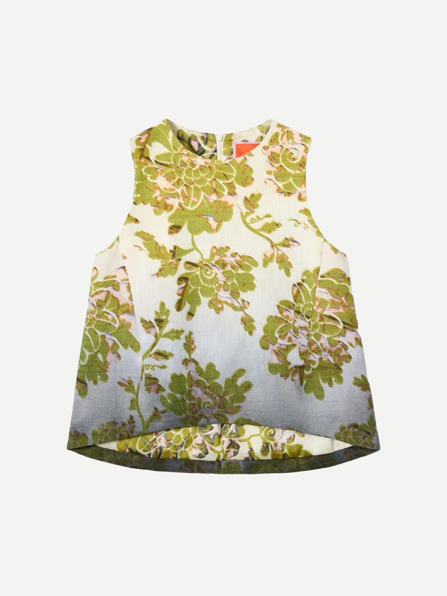 La DoubleJ La Scala Top Oasis Ombre in Green