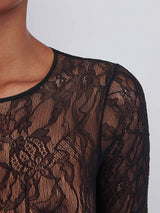 Wardrobe.NYC | Lace Bodysuit in Black