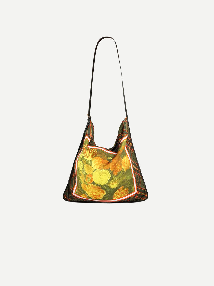 Large Flemish Scarf Bag in Yellow Mix