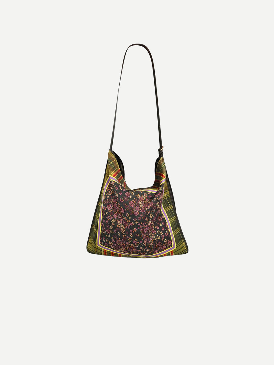 Large Flemish Scarf Bag in Yellow Mix