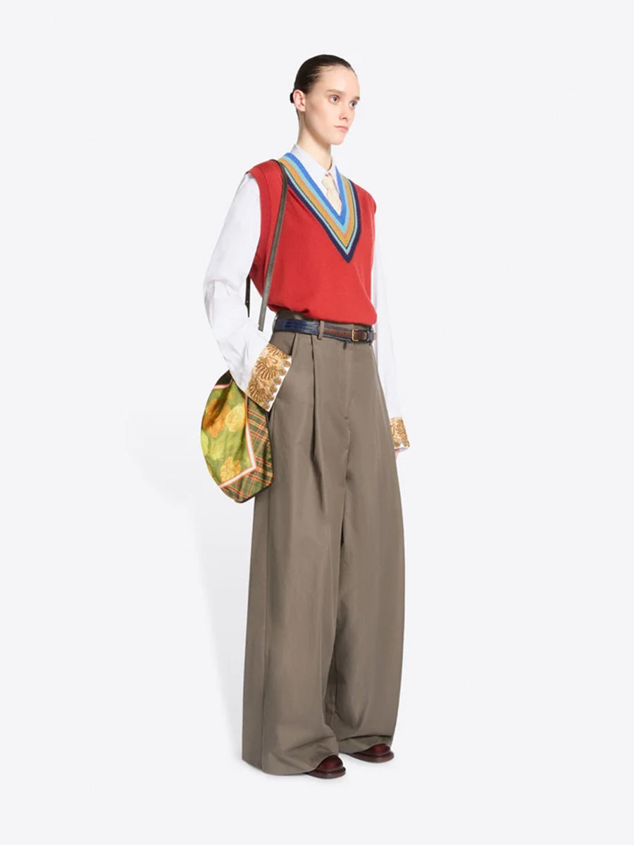 Large Flemish Scarf Bag in Yellow Mix