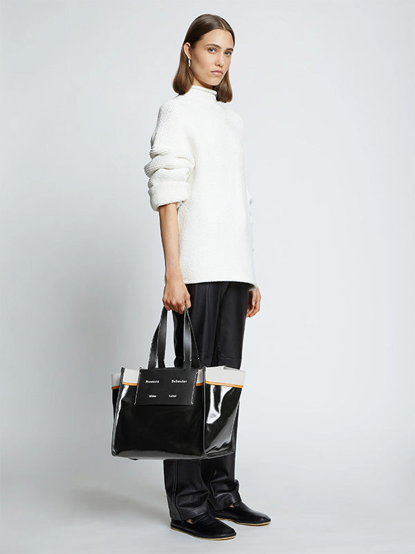 Proenza Schouler White Label Large Morris Coated Canvas Tote