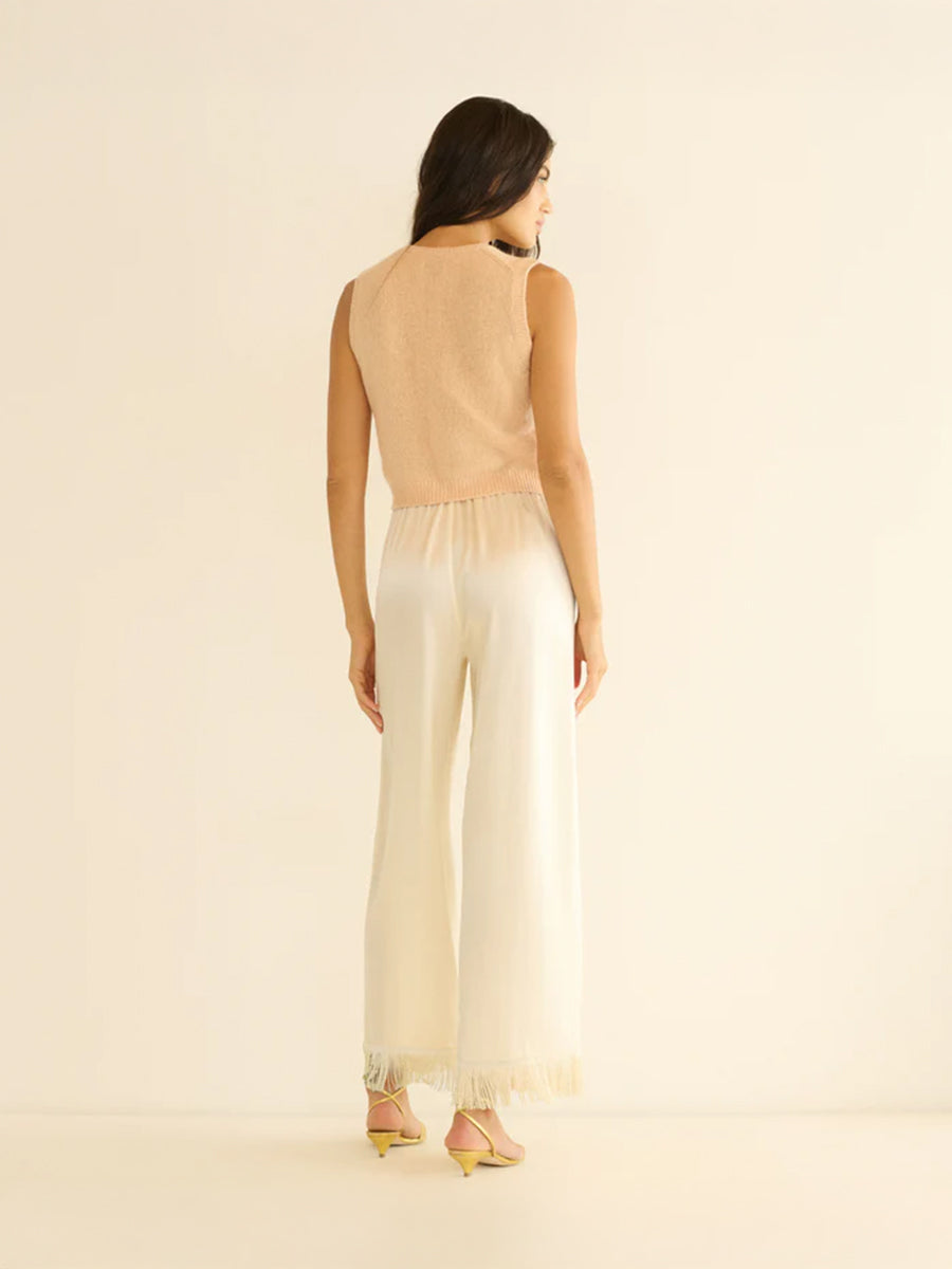 Doen Lavon Fringe Pant in Candlelight
