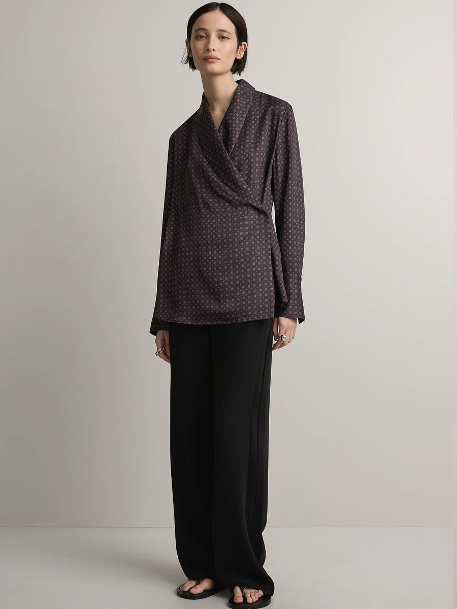 Lea Shirt in Ink Foulard