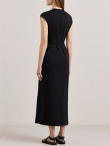 A Emery | The Leigh Jersey Dress in Black