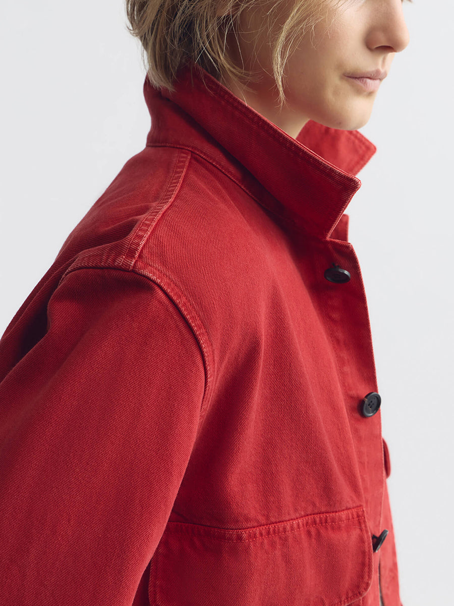 Leroy Jacket in Scarlet