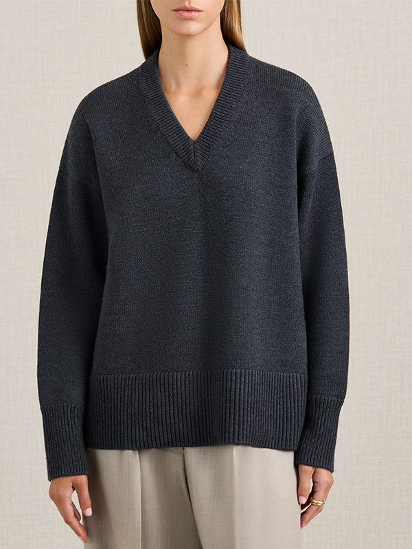 A.Emery | Lewis Knit in Charcoal Melange