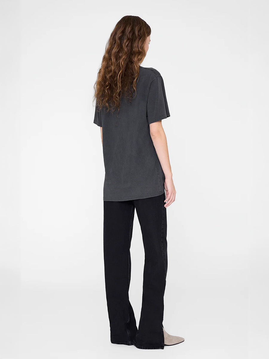 Anine Bing Lili Tee Horse in Washed Black