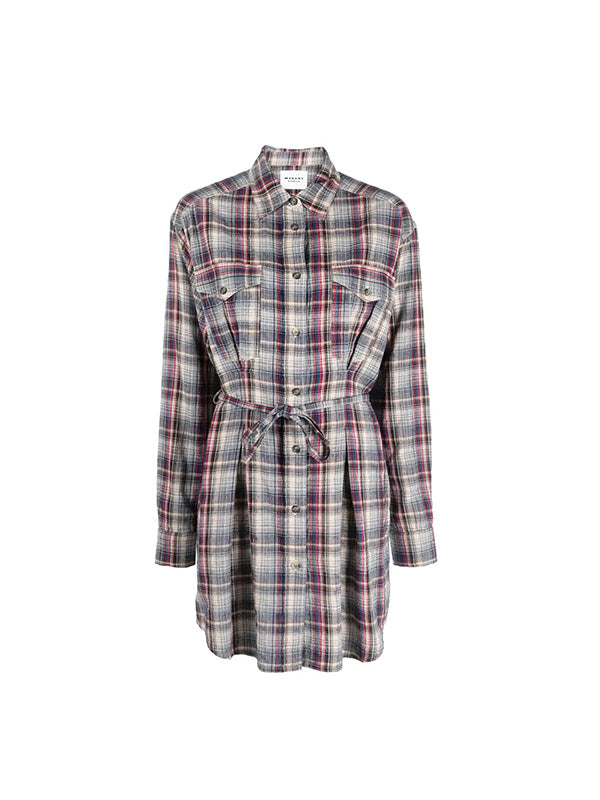 Isabel Marant Etoile Liliane Dress in Blue
